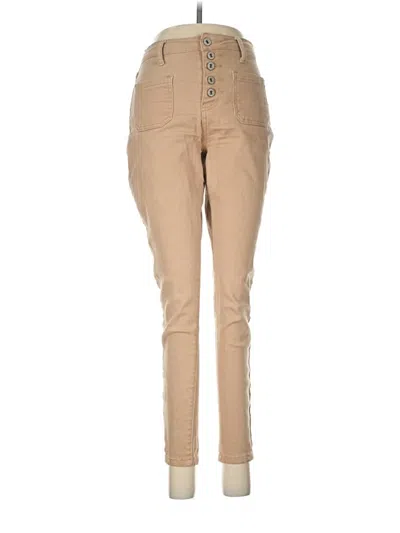 Pre-owned Fashion Jeans In Tan