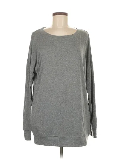 Pre-owned Fashion Long Sleeve T-shirt In Gray