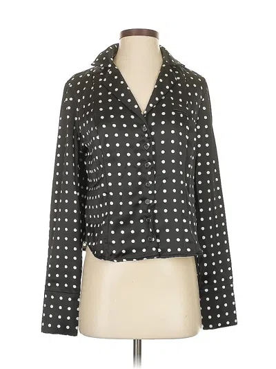 Pre-owned Fashion Nova 3/4 Sleeve Blouse In Black