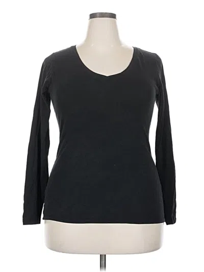 Pre-owned Fashion Nova 3/4 Sleeve T-shirt In Black