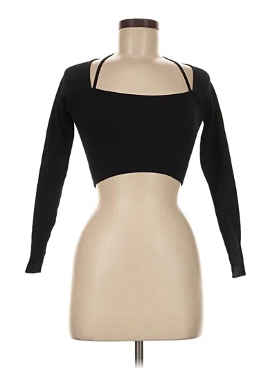 Pre-owned Fashion Nova 3/4 Sleeve T-shirt In Black