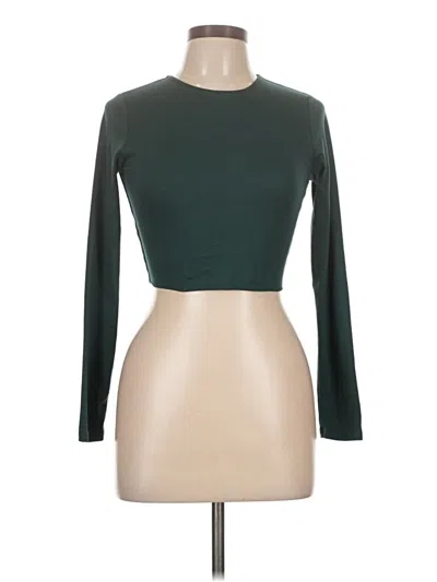 Pre-owned Fashion Nova 3/4 Sleeve T-shirt In Green