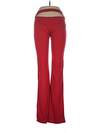 Pre-owned Fashion Nova Active Pants In Red