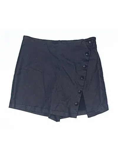 Pre-owned Fashion Nova Active Skort In Black