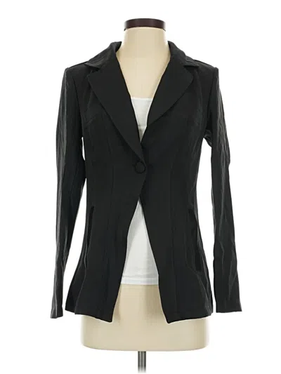 Pre-owned Fashion Nova Blazer Jacket In Black