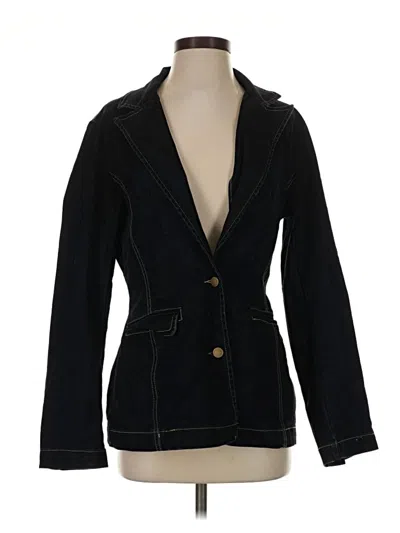 Pre-owned Fashion Nova Blazer Jacket In Black