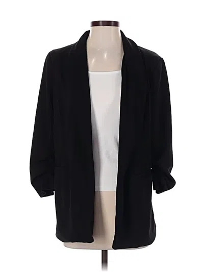 Pre-owned Fashion Nova Blazer Jacket In Black