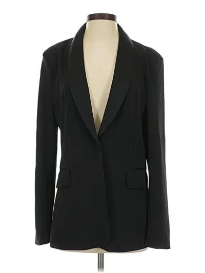 Pre-owned Fashion Nova Blazer Jacket In Black