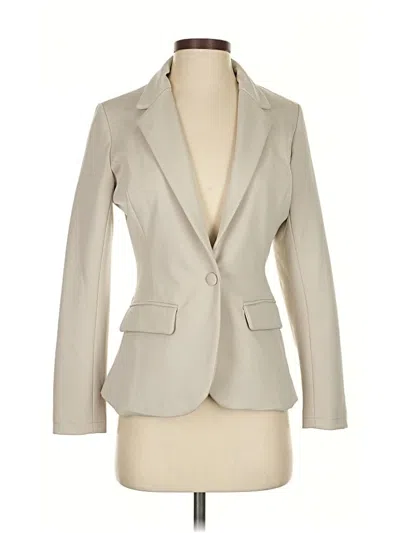 Pre-owned Fashion Nova Blazer Jacket In White