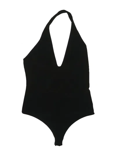 Pre-owned Fashion Nova Bodysuit In Black