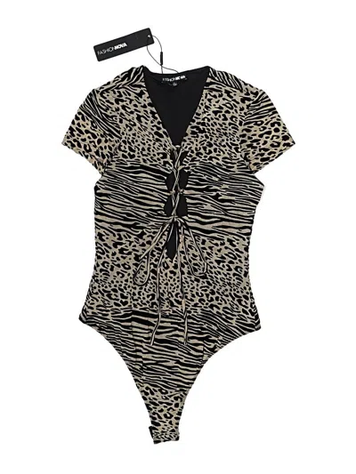 Fashion Nova Bodysuit In Black