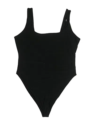 Pre-owned Fashion Nova Bodysuit In Black
