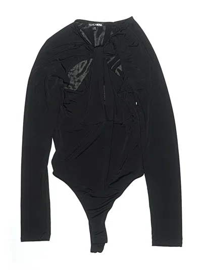 Pre-owned Fashion Nova Bodysuit In Black