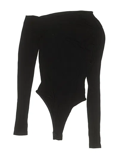 Pre-owned Fashion Nova Bodysuit In Black