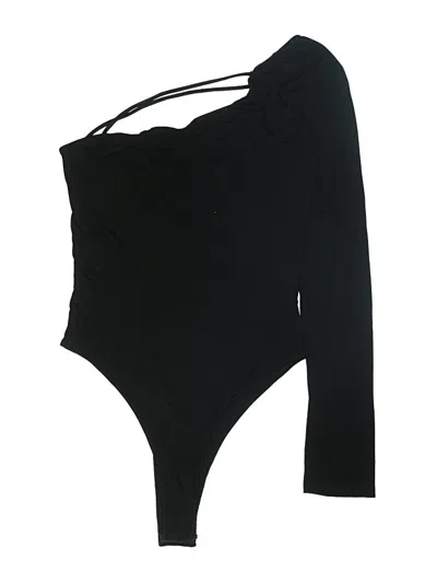 Pre-owned Fashion Nova Bodysuit In Black