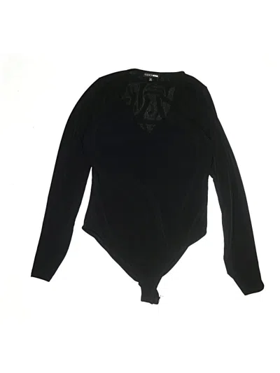 Pre-owned Fashion Nova Bodysuit In Black