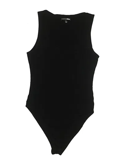 Pre-owned Fashion Nova Bodysuit In Black