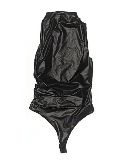Pre-owned Fashion Nova Bodysuit In Black