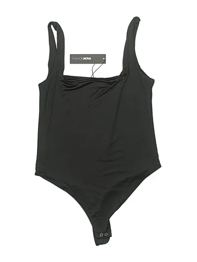 Fashion Nova Bodysuit In Black
