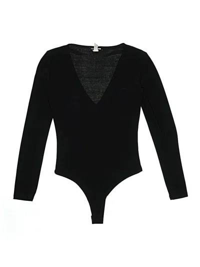 Pre-owned Fashion Nova Bodysuit In Black