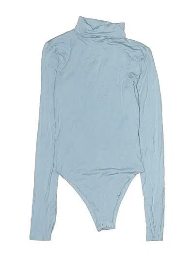 Pre-owned Fashion Nova Bodysuit In Blue