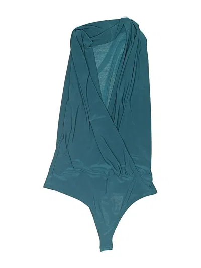 Pre-owned Fashion Nova Bodysuit In Blue
