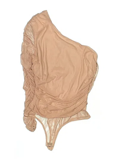 Pre-owned Fashion Nova Bodysuit In Brown