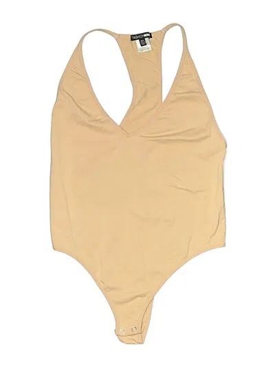 Pre-owned Fashion Nova Bodysuit In Brown
