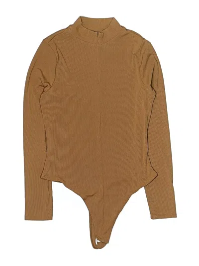 Pre-owned Fashion Nova Bodysuit In Brown