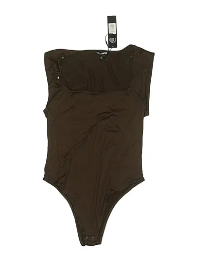 Fashion Nova Bodysuit In Brown