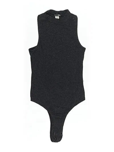 Pre-owned Fashion Nova Bodysuit In Gray