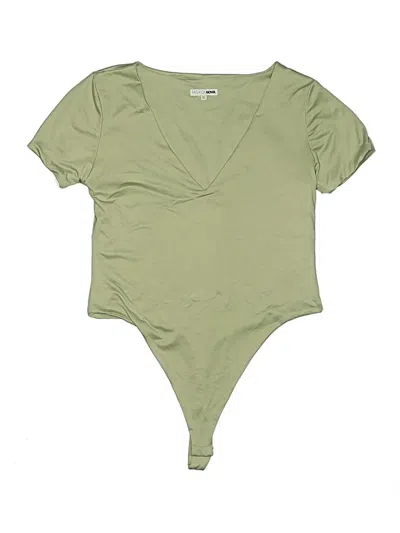 Pre-owned Fashion Nova Bodysuit In Green