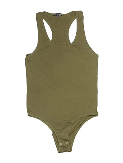 Pre-owned Fashion Nova Bodysuit In Green