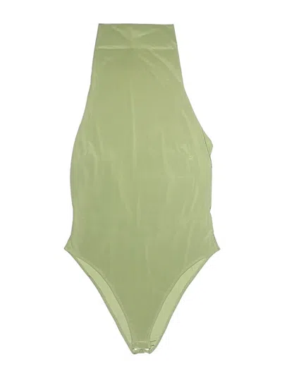 Pre-owned Fashion Nova Bodysuit In Green