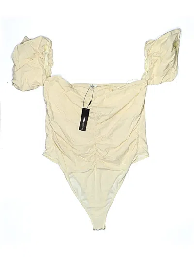 Fashion Nova Bodysuit In Ivory