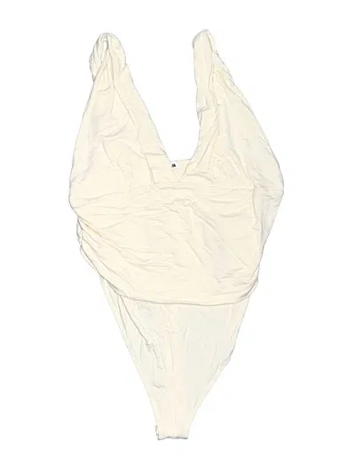 Fashion Nova Bodysuit In Ivory