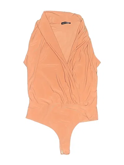 Pre-owned Fashion Nova Bodysuit In Orange