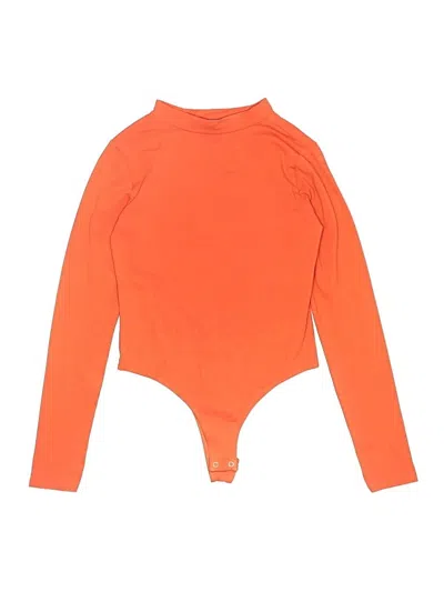 Pre-owned Fashion Nova Bodysuit In Orange