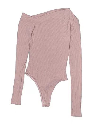 Pre-owned Fashion Nova Bodysuit In Pink