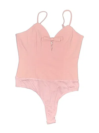 Pre-owned Fashion Nova Bodysuit In Pink