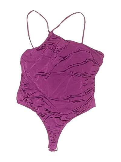 Pre-owned Fashion Nova Bodysuit In Purple