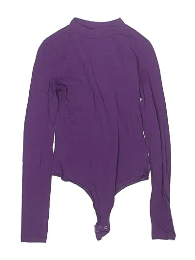 Pre-owned Fashion Nova Bodysuit In Purple