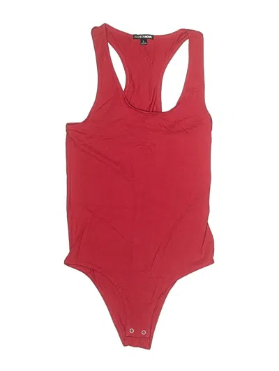 Pre-owned Fashion Nova Bodysuit In Red