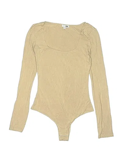 Pre-owned Fashion Nova Bodysuit In Tan