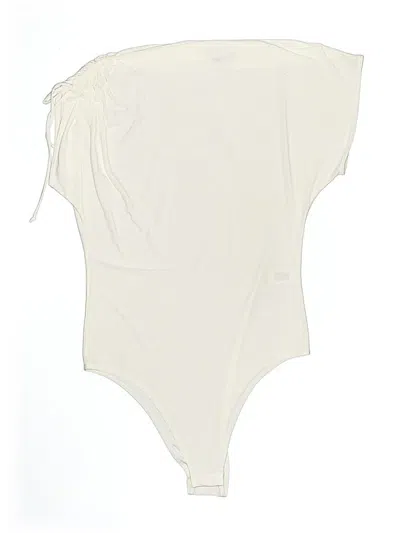 Pre-owned Fashion Nova Bodysuit In White