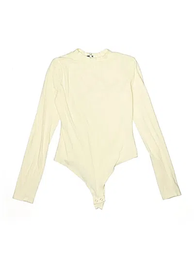Pre-owned Fashion Nova Bodysuit In White
