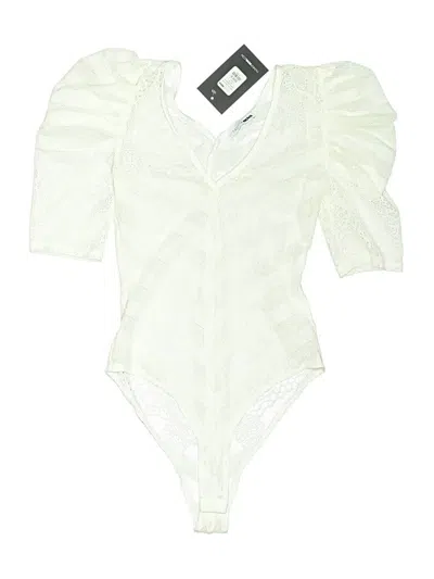 Fashion Nova Bodysuit In White
