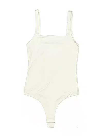 Pre-owned Fashion Nova Bodysuit In White