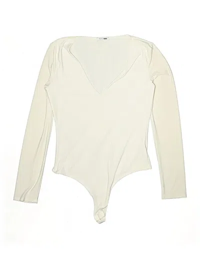 Pre-owned Fashion Nova Bodysuit In White