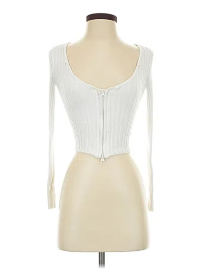 Pre-owned Fashion Nova Bodysuit In White